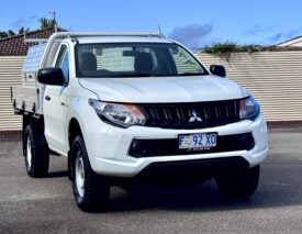 2017 Mitsubishi TRITON GLX MQ MY17 RWD C/CHAS 4Cyl 2.4L Diesel Turbo